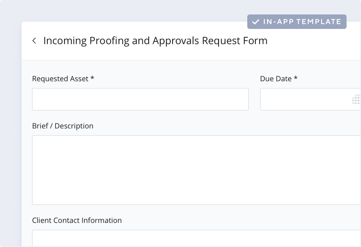 Creative Asset Proofing and Approvals